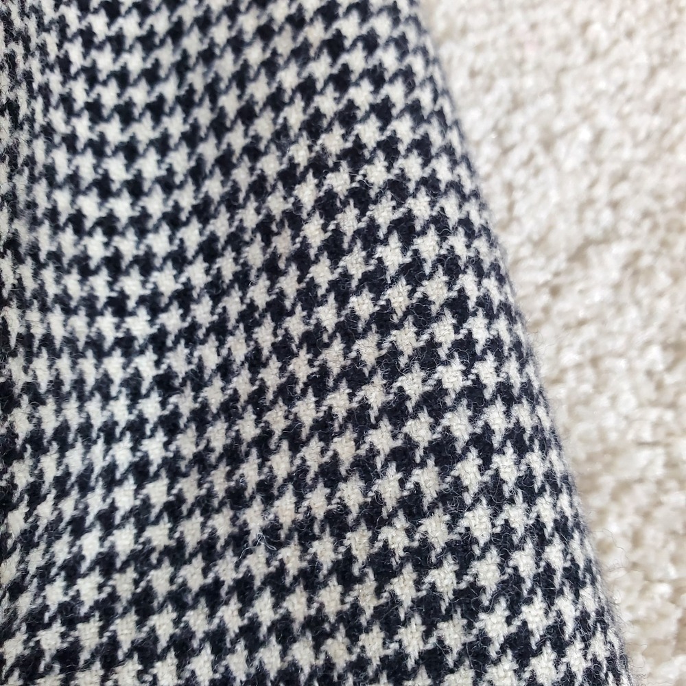 Hickey Freeman Sport Coat Size 48R Black White Houndstooth Wool Cashmere Blend - Picture 13 of 14